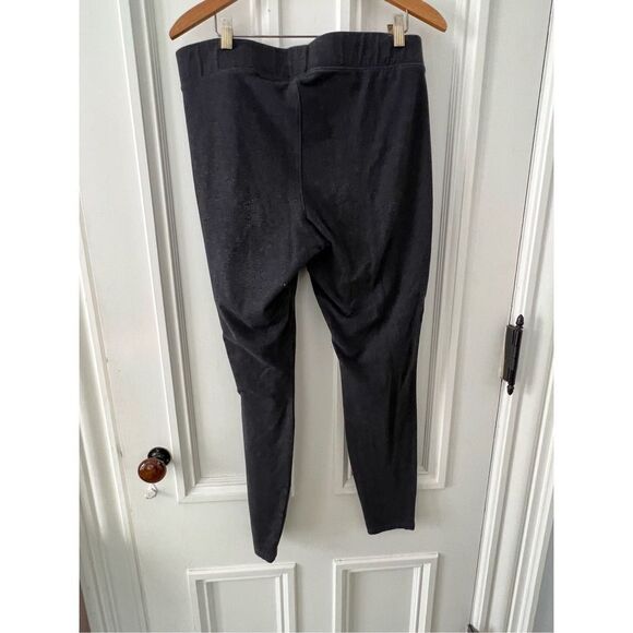 Old.Navy charcoal gray elastic leggings L - Picture 4 of 4